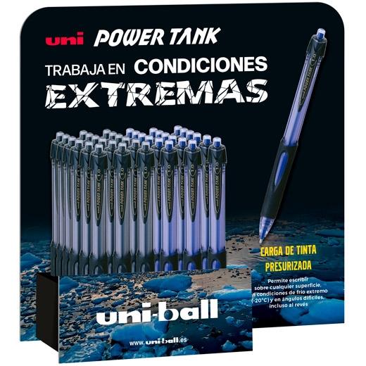 UNIBALL BOLÍGRAFO POWER TANK SN220/3D 1.0MM COLORES SURTIDOS EXPOSITOR 36 UD OfiMatPlus